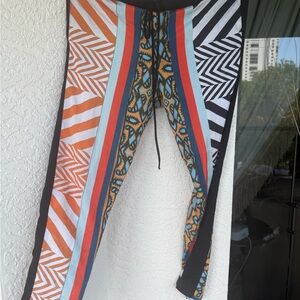 🌹 CLOVER CANYON Silk Pattern Trousers XS